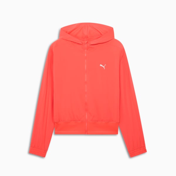 Train Favorite Women's Woven Jacket, Peach Frost, extralarge
