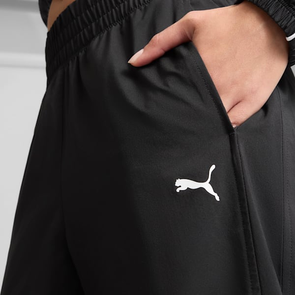 Pantalones tejidos Train Favorite para mujer, PUMA Black, extralarge