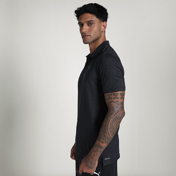 CLOUDSPUN Men's Training Polo, PUMA Black, extralarge-IND