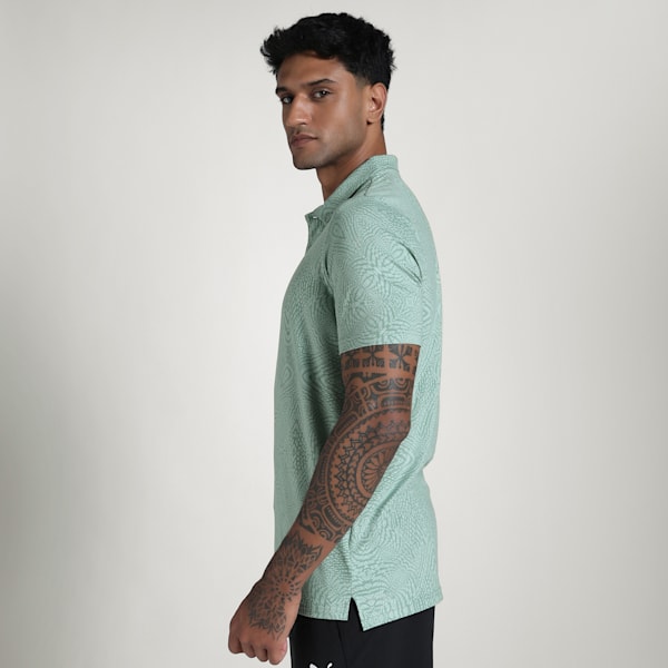 CLOUDSPUN Men's Training Polo, Green Moon, extralarge-IND