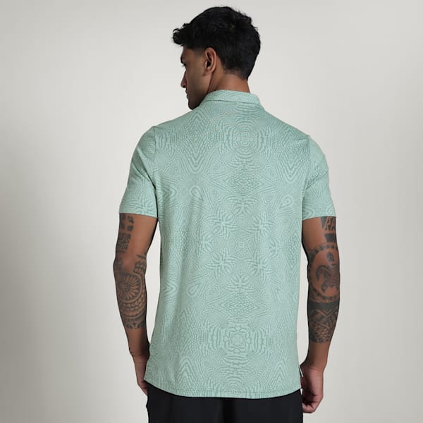 CLOUDSPUN Men's Training Polo, Green Moon, extralarge-IND