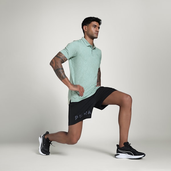 CLOUDSPUN Men's Training Polo, Green Moon, extralarge-IND