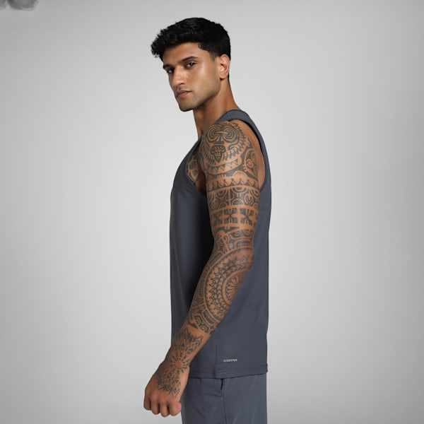 Cloudspun Men's Ultra-Soft Training Tank, Galactic Gray, extralarge-IND
