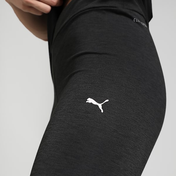 Cloudspun Heather Women's High-Rise Tights, PUMA Black Heather, extralarge-IND