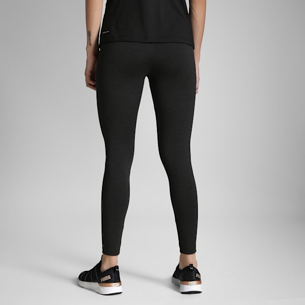 Cloudspun Heather Women's High-Rise Tights, PUMA Black Heather, extralarge-IND