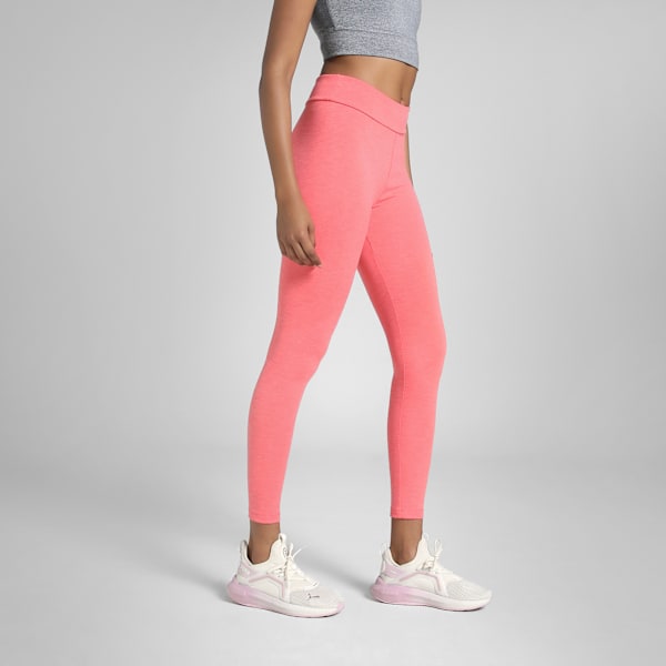 Cloudspun Heather Women's High-Rise Tights, Peach Frost Heather, extralarge-IND