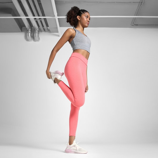 Cloudspun Heather Women's High-Rise Tights, Peach Frost Heather, extralarge-IND