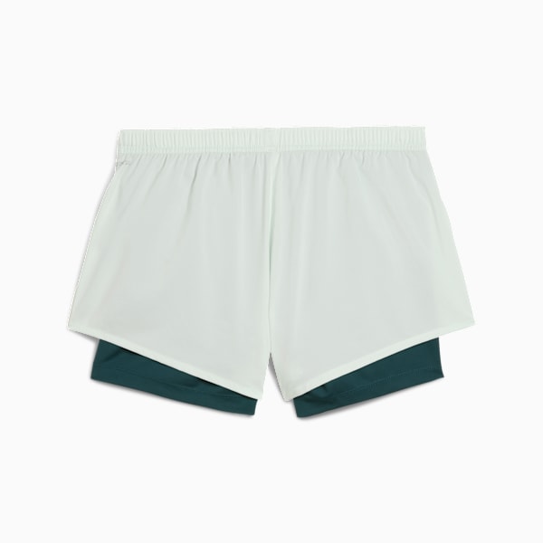 Shorts de punto 2 en 1 para mujer, Sage Frost, extralarge