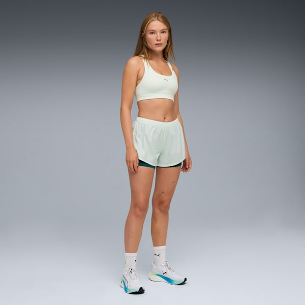 Shorts de punto 2 en 1 para mujer, Sage Frost, extralarge