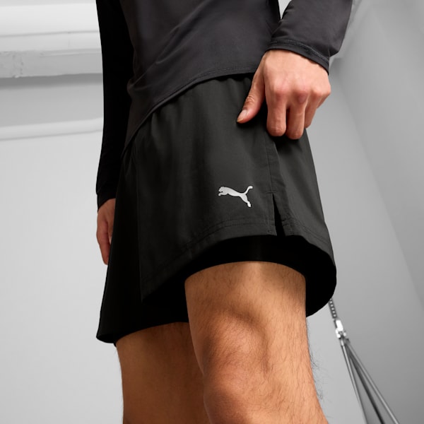 Shorts de punto PUMA 2 en 1 para hombre, PUMA Black, extralarge