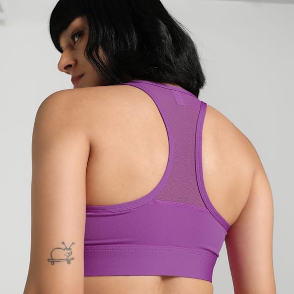 Front Zip Women's High Impact Support Sports Bra, Wild Berry, extralarge-IND