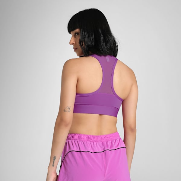 Front Zip Women's High Impact Support Sports Bra, Wild Berry, extralarge-IND