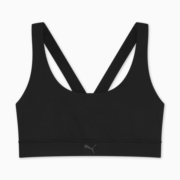 TRAIN Mid-Impact Bra Women, PUMA Black, extralarge-GBR