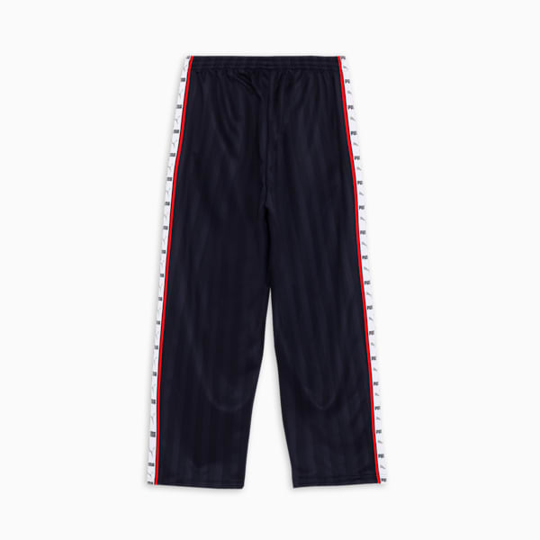 メンズ トレーニング シャドウ ストライプ ニット パンツ, New Navy-PUMA White, extralarge-JPN
