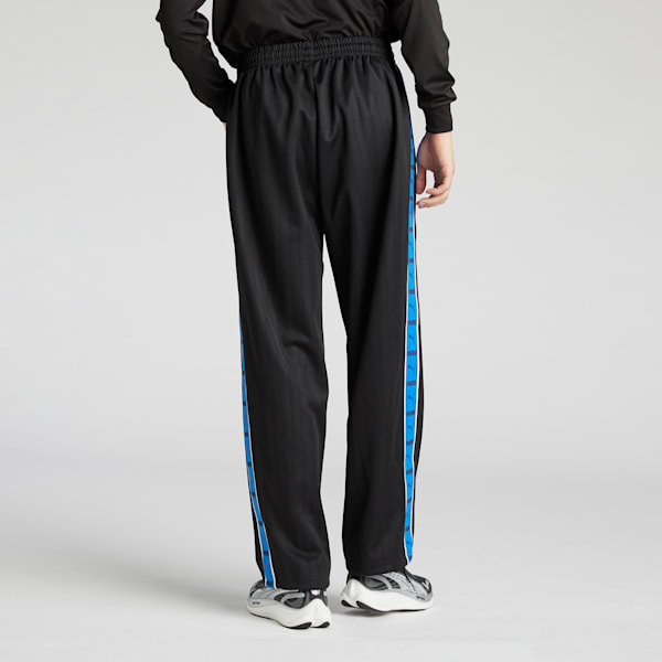 メンズ トレーニング シャドウ ストライプ ニット パンツ, PUMA Black-PUMA Team Royal, extralarge-JPN