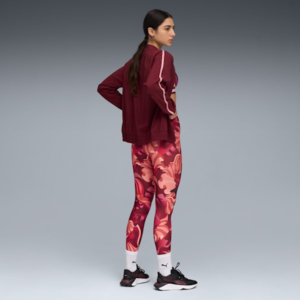 PUMA STRONG High-Waist Tights Women, Ruby Shimmer, extralarge