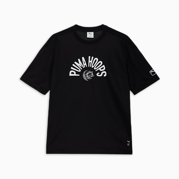 ユニセックス バスケットボール グラフィック ボール 半袖 Tシャツ, PUMA Black, extralarge-JPN