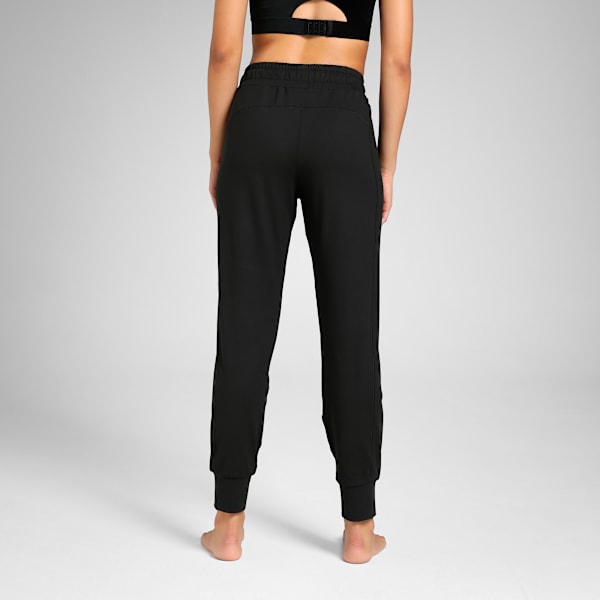 STUDIO Foundations Women's Moisture-Wicking Workout Pants, PUMA Black, extralarge-IND