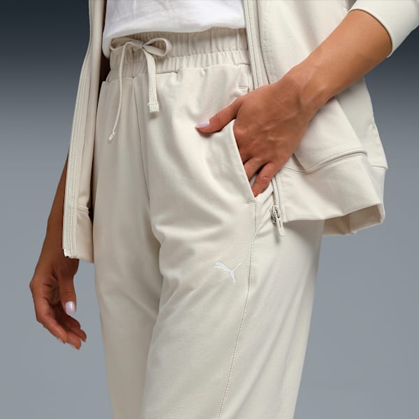 STUDIO Foundations Women's Moisture-Wicking Workout Pants, Alpine Snow, extralarge-IND