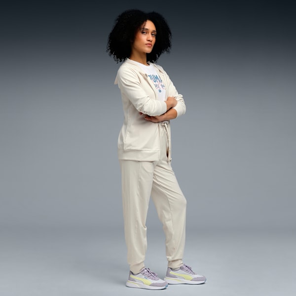 STUDIO Foundations Women's Moisture-Wicking Workout Pants, Alpine Snow, extralarge-IND