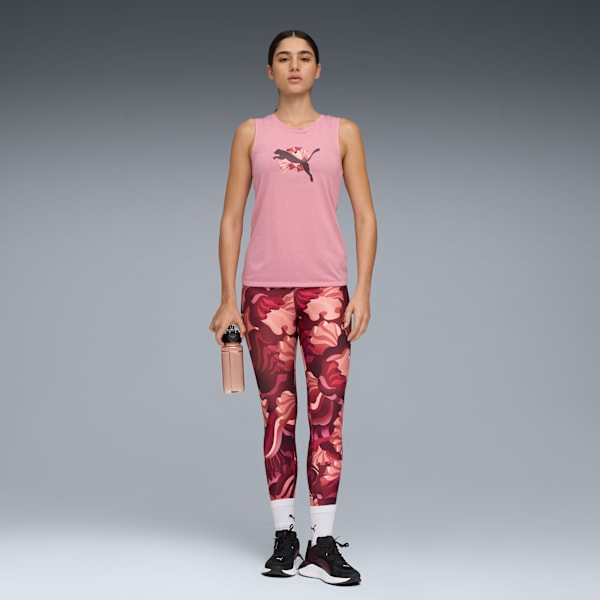 FLORAL RIBBON Training Tank Women, Poised Pink, extralarge