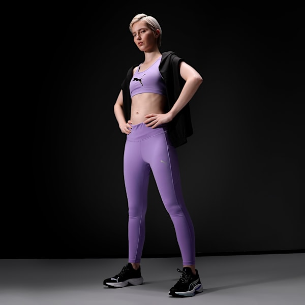 Train All Day Women's Ankle Length Training Tights with Pockets, Lavender Alert, extralarge-IND