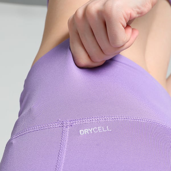 Train All Day Women's Ankle Length Training Tights with Pockets, Lavender Alert, extralarge-IND
