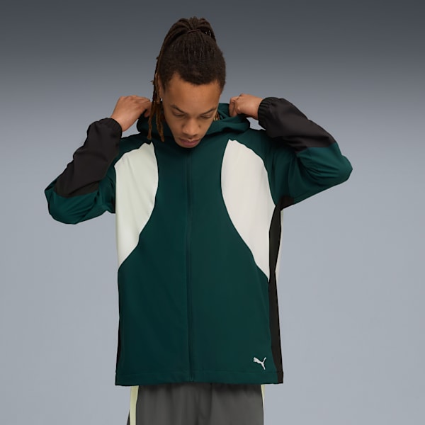 RUN ULTRAWEAVE Hooded Jacket Men, Green Terrain, extralarge-GBR