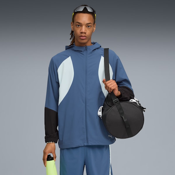 RUN ULTRAWEAVE Hooded Jacket Men, Dark Indigo, extralarge-GBR