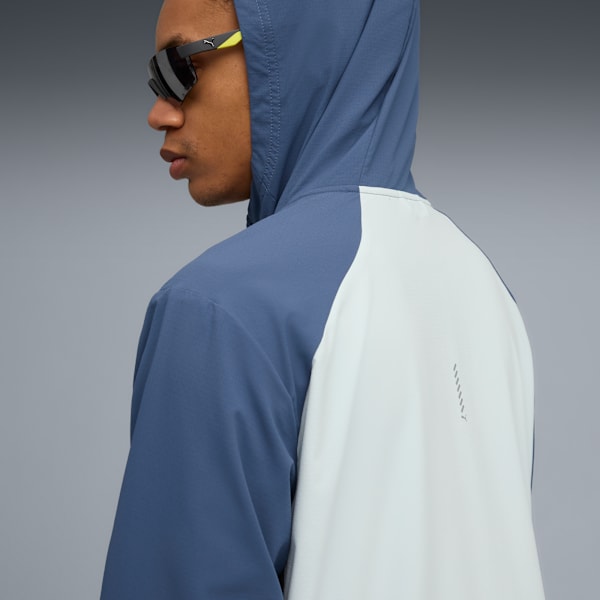 RUN ULTRAWEAVE HOODED JACKET Men, Dark Indigo, extralarge
