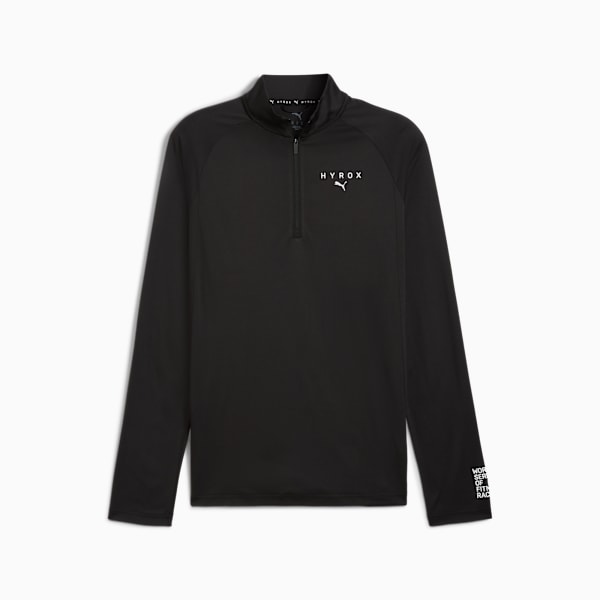PUMA x HYROX Quarter-Zip Top Men, PUMA Black, extralarge-GBR