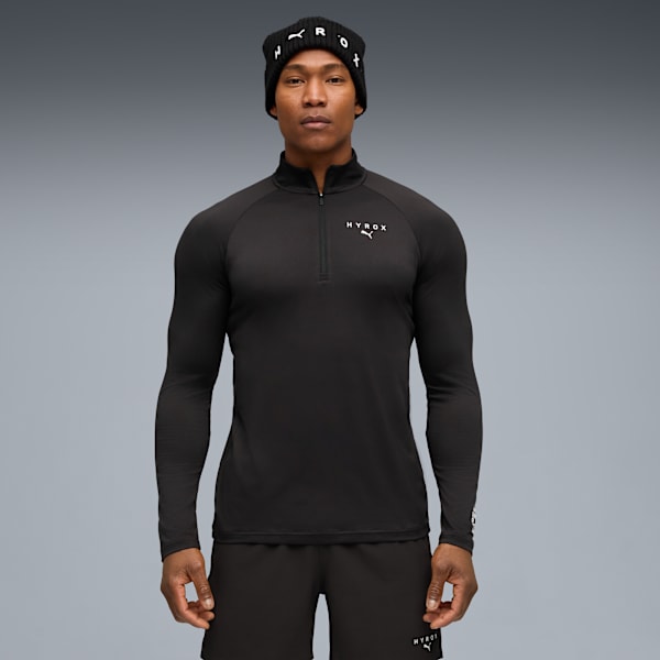 PUMA x HYROX Quarter-Zip Top Men, PUMA Black, extralarge-GBR