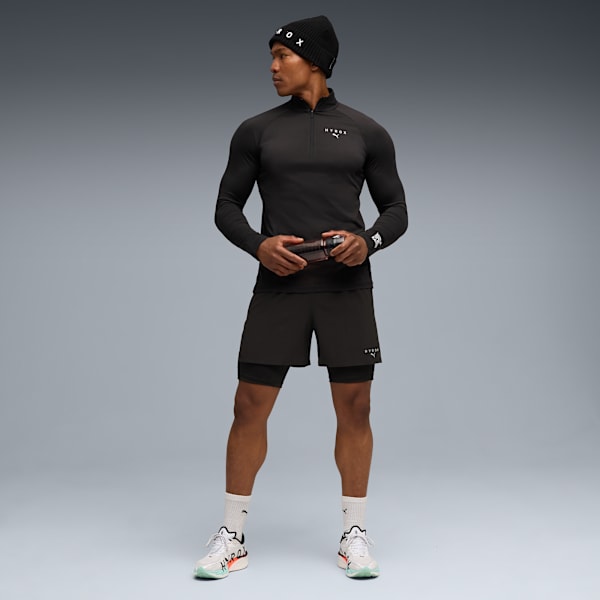PUMA x HYROX Quarter-Zip Top Men, PUMA Black, extralarge-GBR
