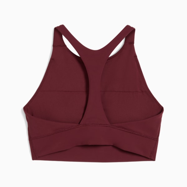 PUMA x HYROX SHAPELUXE High Neck Bra Women, Ruby Shimmer, extralarge
