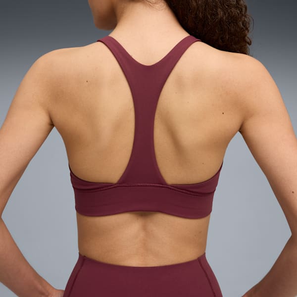 PUMA x HYROX SHAPELUXE High Neck Bra Women, Ruby Shimmer, extralarge