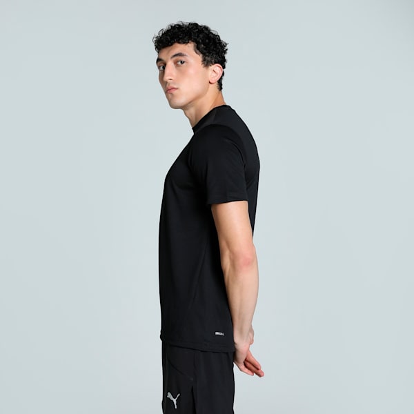 Active Men's Mesh Running Tee, PUMA Black, extralarge-IND