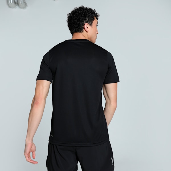 Active Men's Mesh Running Tee, PUMA Black, extralarge-IND