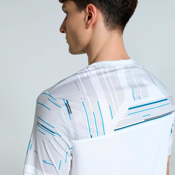 Active Men's Crew Neck Running Tee, PUMA White, extralarge-IND