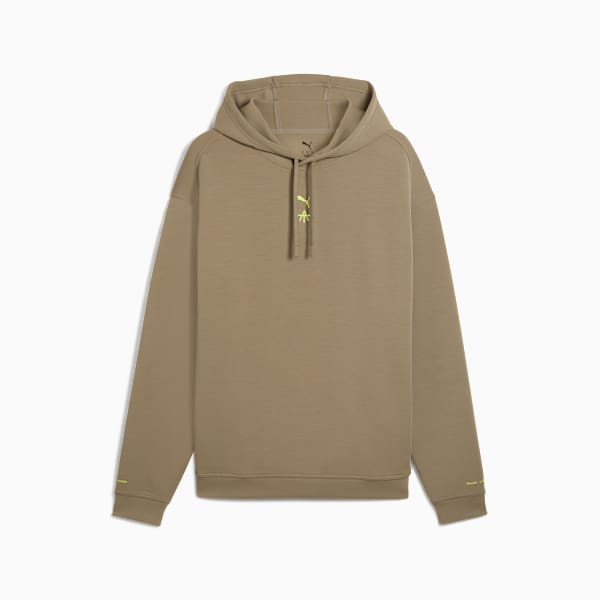 Sudadera con capucha PUMA x A.T CLOUDSPUN para hombre, Velvet Moss, extralarge