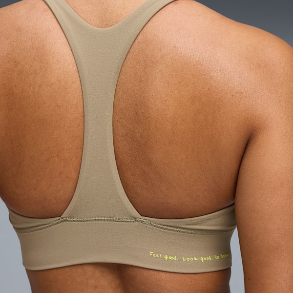 Sports bra PUMA x A.T SHAPELUXE para mujer, Velvet Moss, extralarge