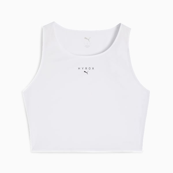 Playera corta sin mangas para mujer PUMA x HYROX ULTRASPUN, PUMA White, extralarge