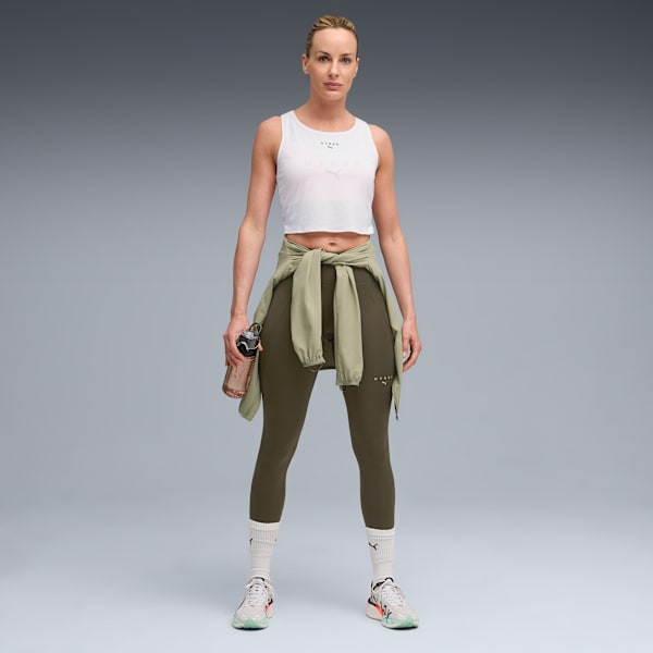 Playera corta sin mangas para mujer PUMA x HYROX ULTRASPUN, PUMA White, extralarge