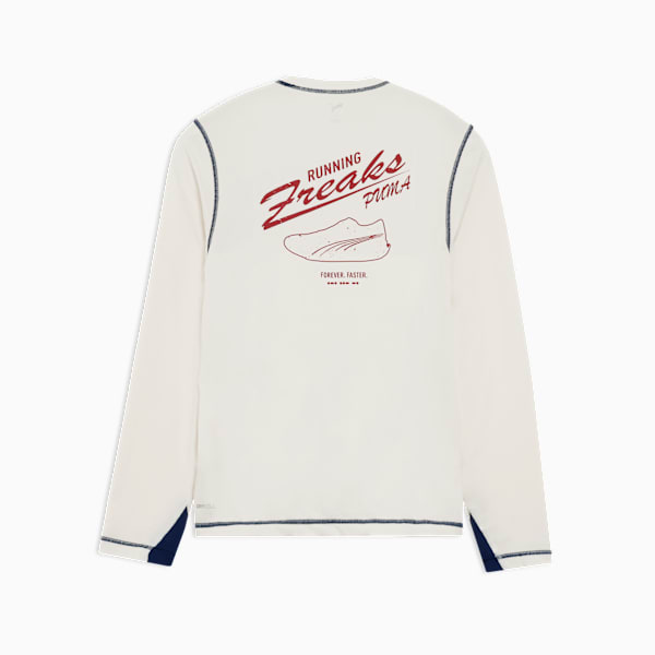 メンズ ランニング RF 長袖 Tシャツ, Warm White, extralarge-JPN