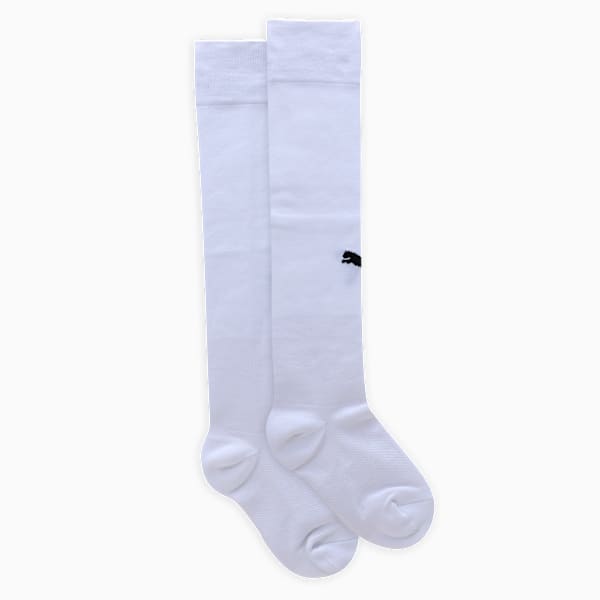 Football Stocking Men's Knee High Football Socks, PUMA White-PUMA Black, extralarge-IND