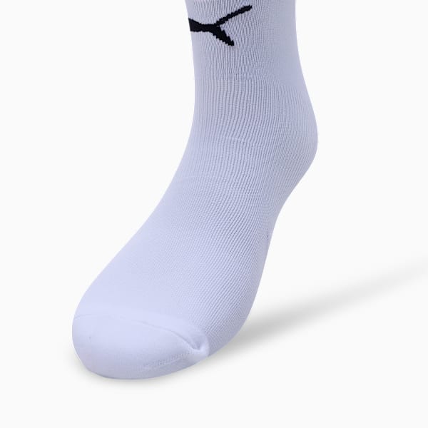 Football Stocking Men's Knee High Football Socks, PUMA White-PUMA Black, extralarge-IND