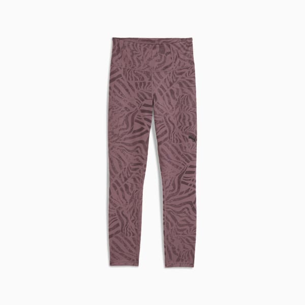 TAD Ribbon Stripe Tights Women, Raisin, extralarge