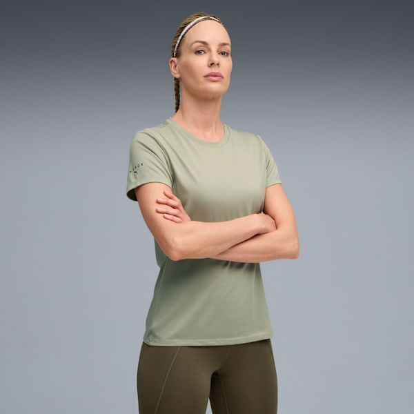 ウィメンズ トレーニング PUMA x HYROX パフォーマンス 半袖 Tシャツ, Lux Army, extralarge-JPN