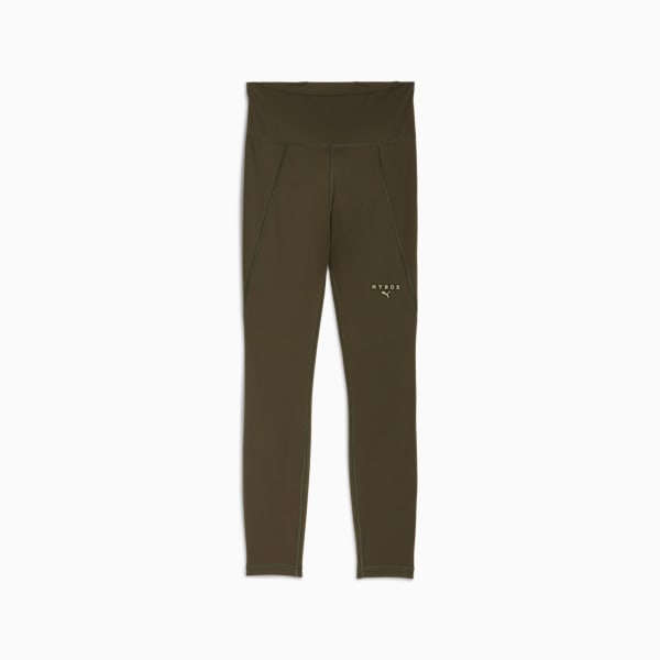 PUMA X HYROX Essential Women’s High-Rise Tights, Dark Olive, extralarge-IND