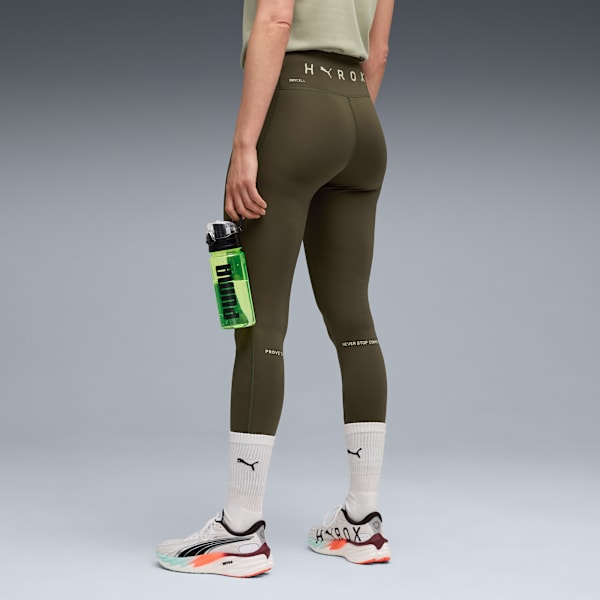 PUMA X HYROX Essential Women’s High-Rise Tights, Dark Olive, extralarge-IND