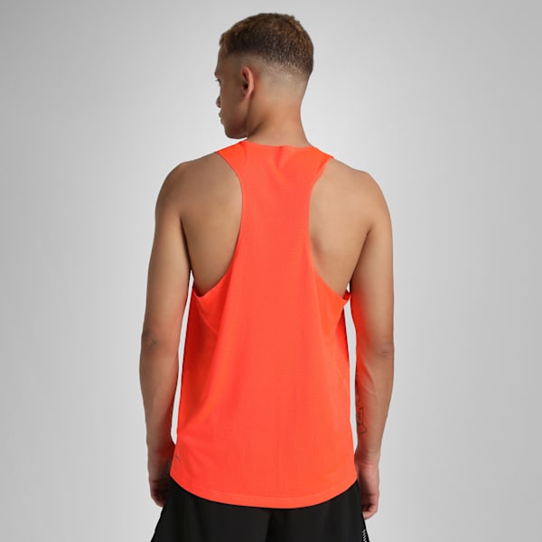 ULTRASPUN Men's Reflective Running Singlet, Glowing Red, extralarge-IND